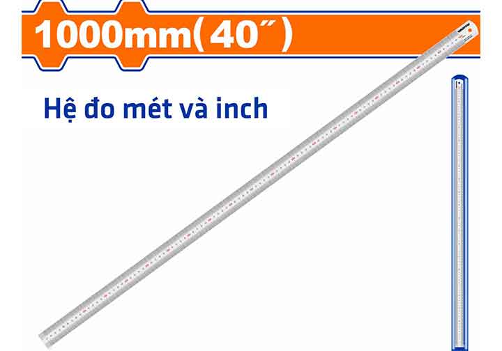 1000mm Thước lá hệ mét và inch Wadfow WSR3330