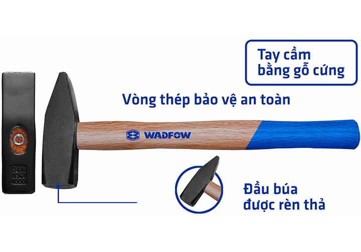 100g Búa cơ khí cán gỗ Wadfow WMB1301