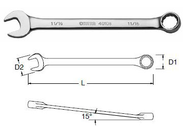 15mm Cờ lê vòng miệng Sata 40-210 (40210)