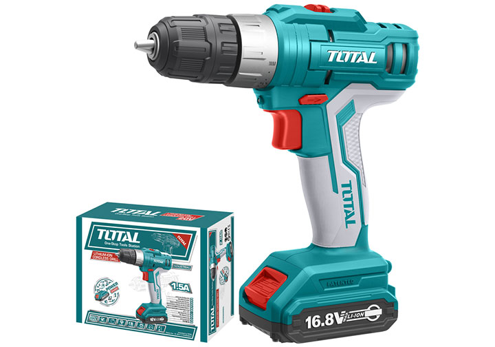 16.8V Máy khoan vặn vít dùng pin Total TDLI1611