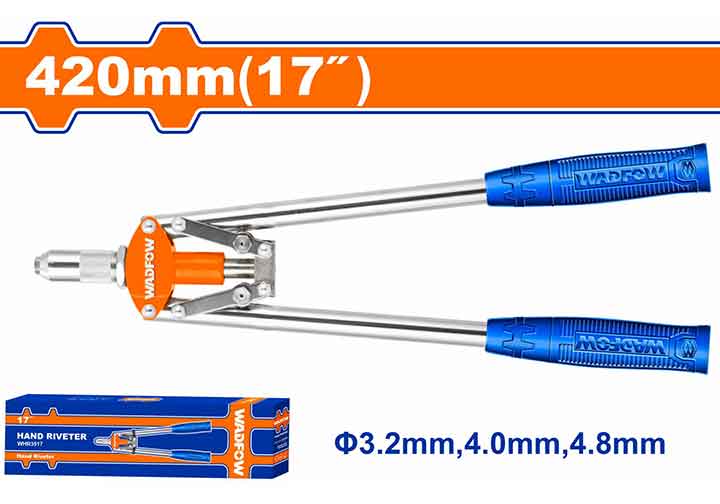 3.2mm,4mm,4.8mm Kìm rút đinh cộng lực 17" Wadfow WHR3517