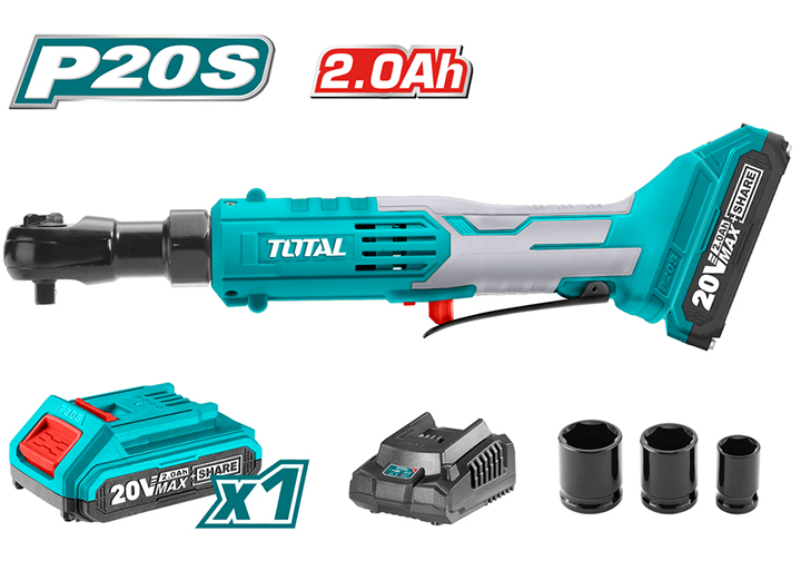 20V Máy siết bu lông góc Total TDRLI206015