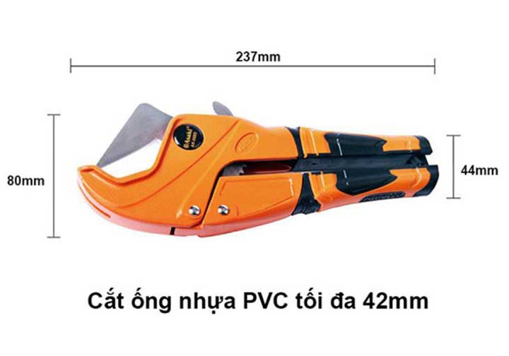 42mm Kéo cắt ống nhựa PVC, PPR, PE Asaki AK-085