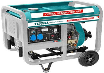 5.0KVA Máy phát điện động cơ dầu Total TP450003