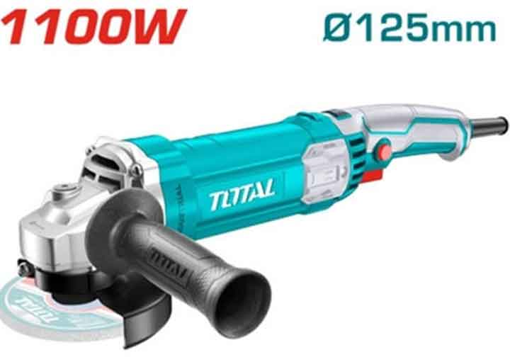 5" (125mm) Máy mài góc công tắc bóp 1100W Total TG11012556