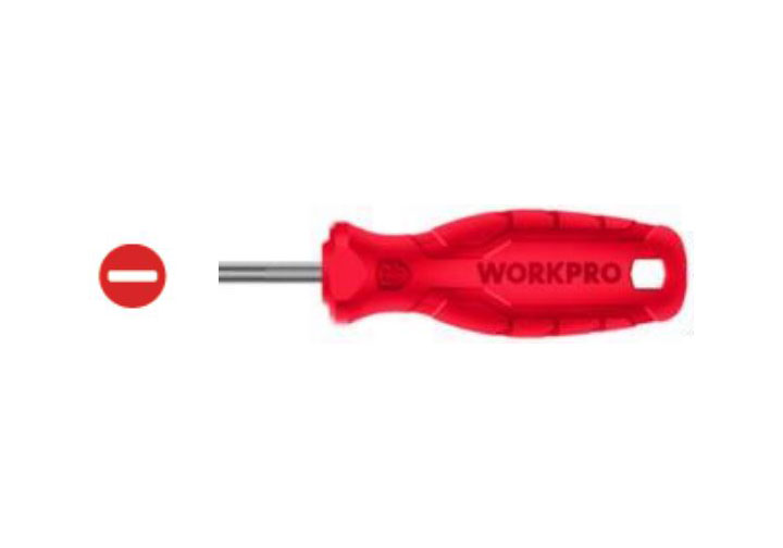 5.5x75mm Tuốc nơ vít dẹp (dẹt) Workpro WP221002