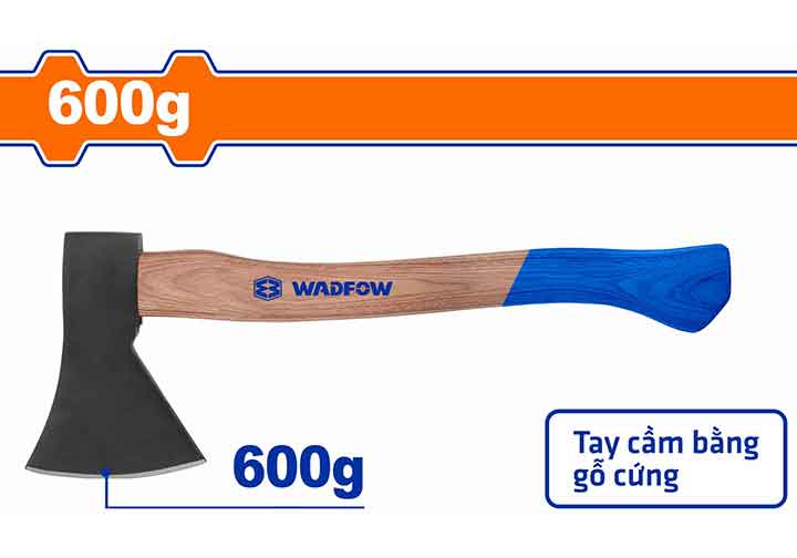 600g Rìu cán gỗ Wadfow WMB6306