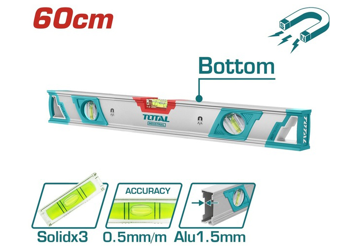 600mm Thước thủy từ tính Total TMT26086M