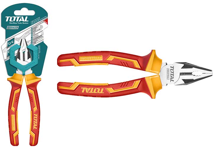 7" Kìm răng cách điện 1000V Total THTIP2171