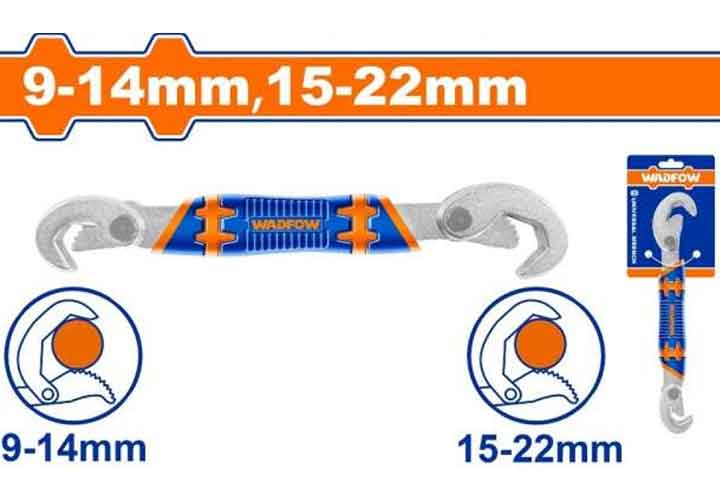 9-22mm Cờ lê 2 đầu miệng đa năng Wadfow WUW1101