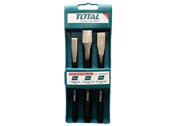 Bộ mũi đục dẹp nhọn 3 chi tiết Total THT42K0301