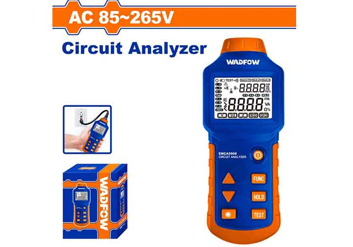 Máy kiểm tra dòng rò RCD/LOOP (AC 85~265V) Wadfow WDM9502