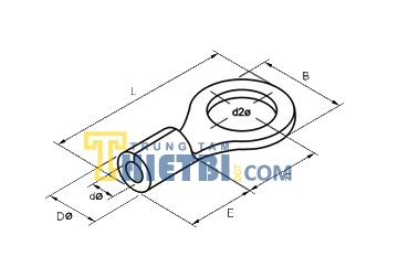 0.5 ~ 6.0 mm2 Kiềm bấm đầu cosse pin S-30J