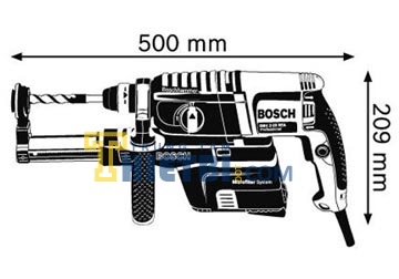 32mm Máy khoan búa 710W Bosch GBH 2-23 REA