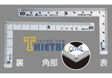 50x100mm Thước ê ke vuông Shinwa 12102